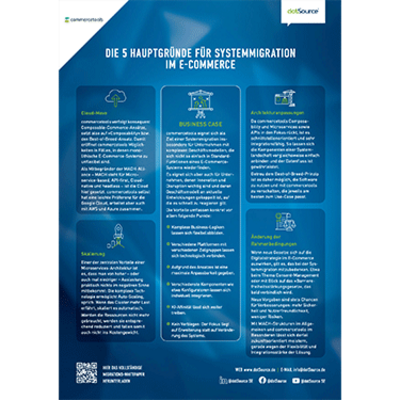 dotSource Cheat Sheet Migration Commercetools