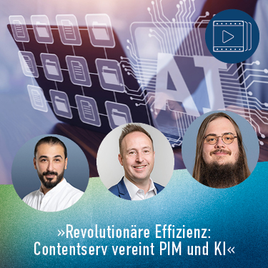 dotSource Webinar »Revolutionäre Effizienz: Contentserv vereint PIM und KI«