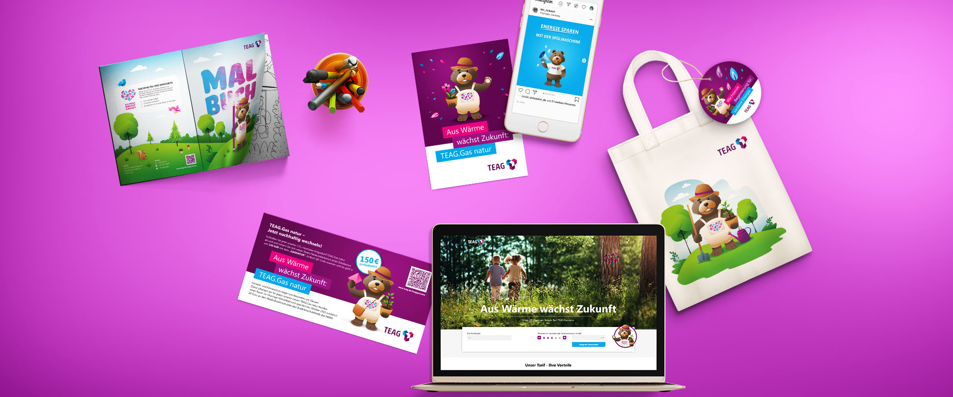 Beispielassets der Agentur für Brand Design dotSource