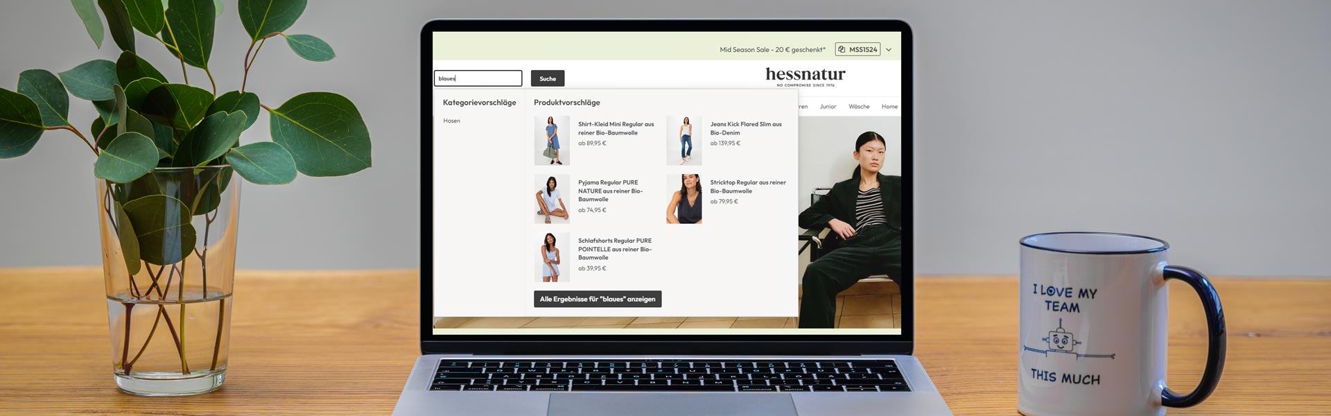 Optimierte Product Discovery bei hessnatur