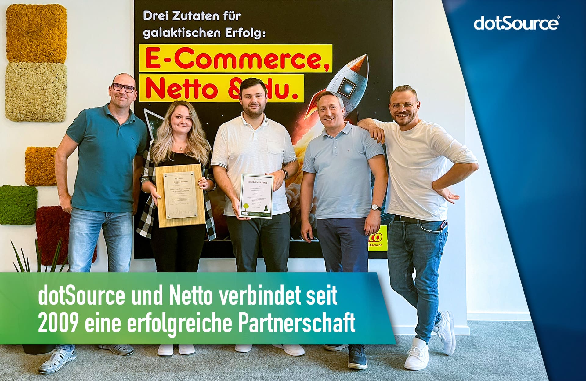 dotSource und Netto sind seit 2009 Partner