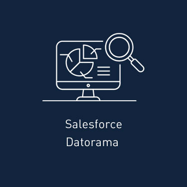 Lösungen Salesforce Datorama Kachel weiss