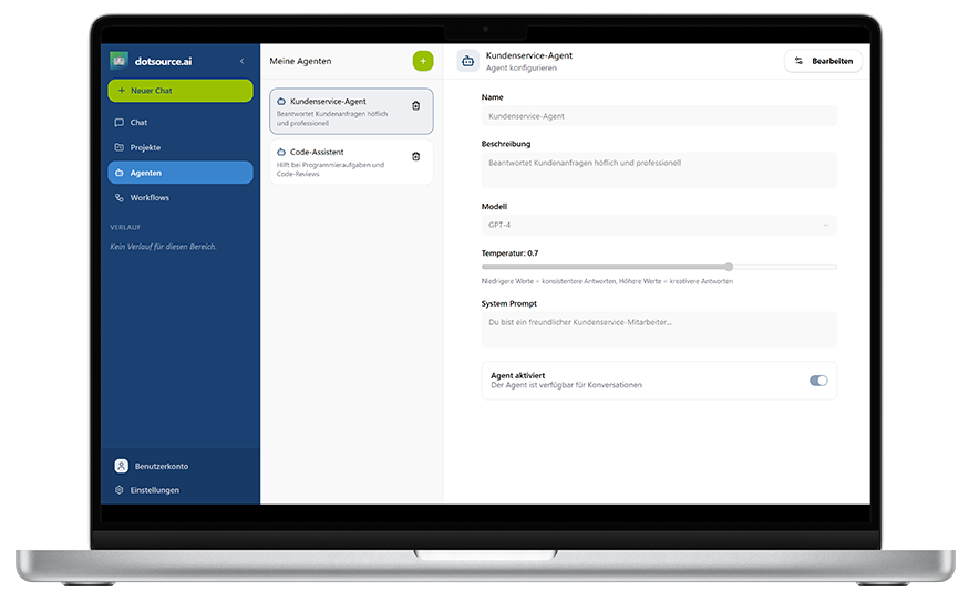 KI Plattform Agenten