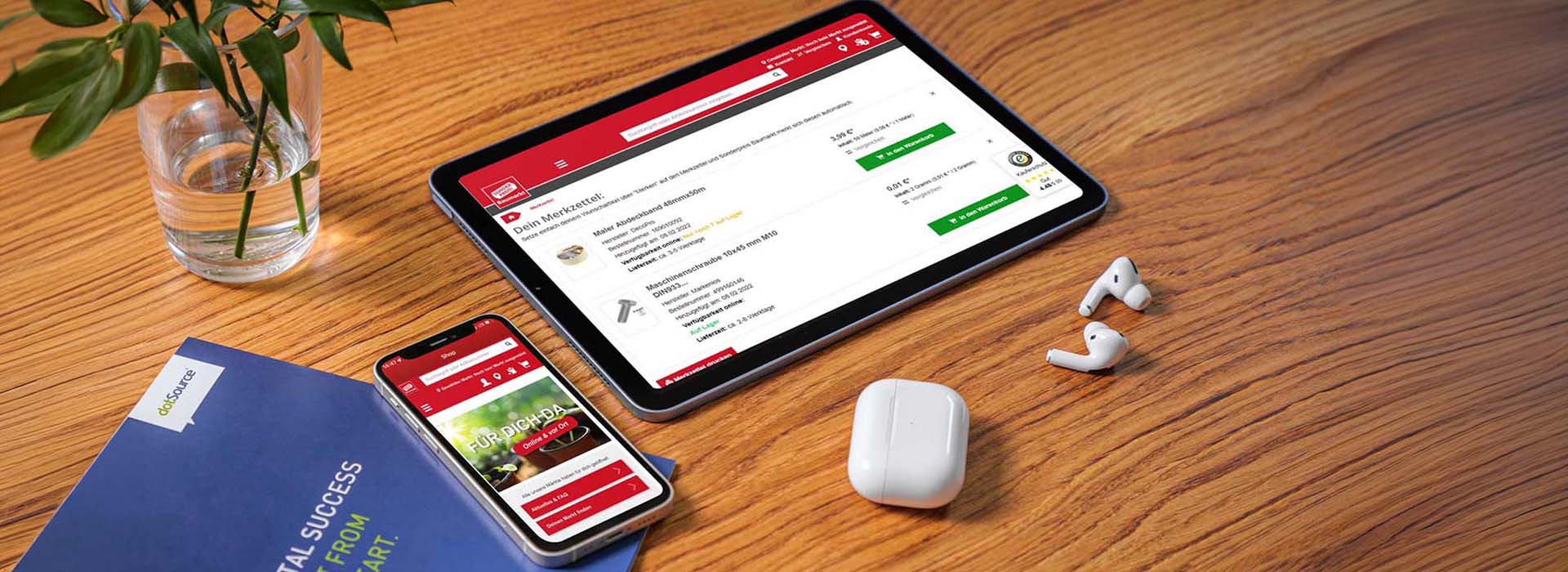 dotSource Kunde Sonderpreis Baumarkt Success Story Mobile-App