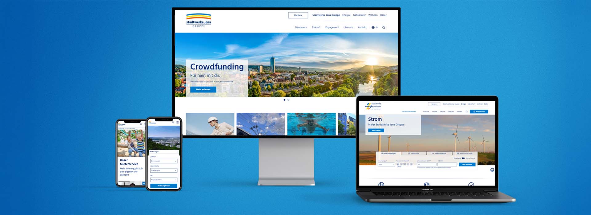 dotSource Kundenprojekt mit Stadtwerke Jena: CMS Magnolia