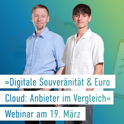 dotSource Webinar »Digitale Souveränität & Euro Cloud: Anbieter im Vergleich«
