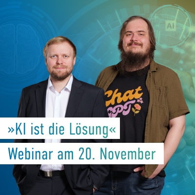 Webinar KI ist die Lösung