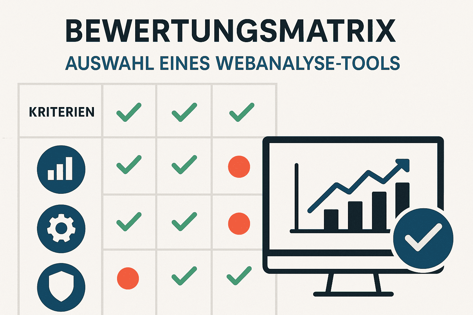 Bewertungsmatrix Webanalyse